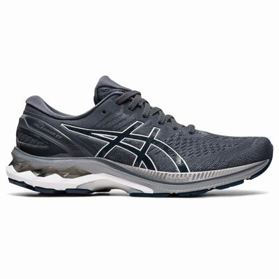 Asics Gel-Kayano 27 - Miesten Juoksukengät - Harmaat/Sininen